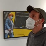 Marco von der der Reportageklasse am Photocentrum der Gilberto-Bosques-Volkshochschule Friedrichshain-Kreuzberg